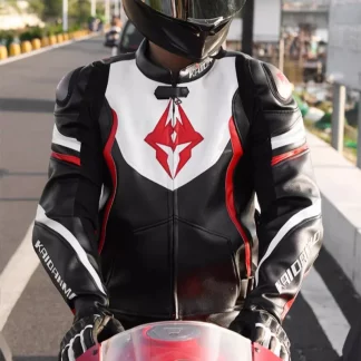 Motorcycle Riding Suit Leather Jacket Set Summer Motorcycle Racing Windproof and Anti Fall Racing Suit